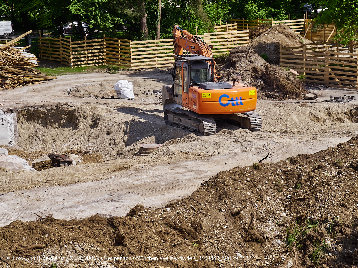 19.05.2022 - Baustelle am Haus für Kinder in Neuperlach
